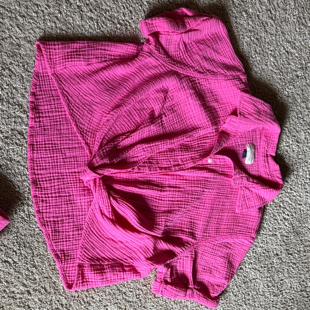Universal Thread Fuchsia Textured Set - Picture 3 of 6